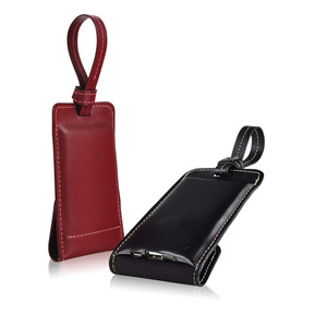 Estuche de cuero de alta gama para batería externa, funda protectora para batería externa para viajes de negocios, bolsa de almacenamiento, logotipo personalizado. - Product Image 1