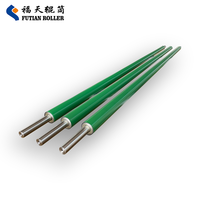 Rouleau de convoyeur FUTIAN ROLLER FT-435 pour convoyeur à bande, axe de rouleau personnalisé avec revêtement PTFE, anti-UV et antistatique