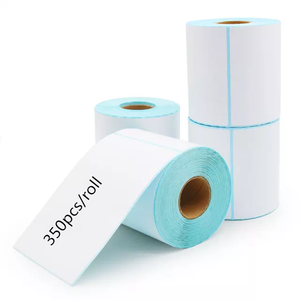Precio de fábrica 4x6 Pegatinas adhesivas térmicas Etiquetas de embalaje resistentes a la intemperie para logística de comercio electrónico Envío rápido - Product Image 4