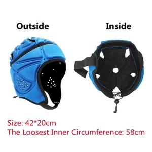 Casco de Rugby al por Mayor, Personalizable, Ajustable, Protector de Cabeza de EVA, Casco Protector Suave, Casco de Fútbol Americano - Product Image 6