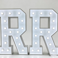 Lettres et chiffres LED lumineux personnalisés de grande taille, enseignes publicitaires 3D pour la publicité extérieure, décoration avec prix d'usine