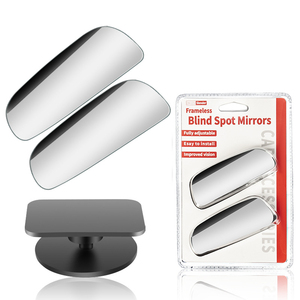 Wholesale Blind Spot <strong>Mirror</strong> Rectangular Shaped Glass Frameless Convex <strong>Rear</strong> <strong>View</strong> <strong>Mirror</strong> With Wide Angle Adjustable Stick For Cars - Product Image 6