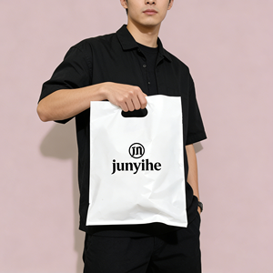Sac plastique personnalisé avec poignée gilet pour supermarché, <span class=keywords><strong>restaurant</strong></span>, épicerie, shopping - Product Image 4