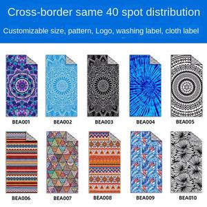 <span class=keywords><strong>Serviette</strong></span> de plage et de bain en <span class=keywords><strong>microfibre</strong></span> à double face en polaire imprimée pour le commerce extérieur - Product Image 4