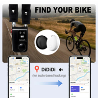 Antivol de chaîne de vélo avec alarme anti-coupure 110 dB, alarme vibratoire, étanche, chaîne en acier de 80 cm, verrou intelligent, localisateur certifié MFi
