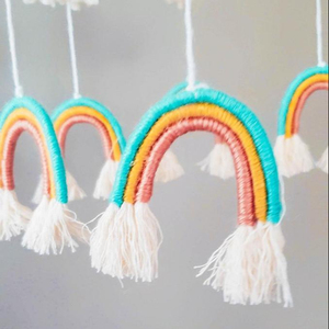 Handmade Essentials Rainbow Mobile / Nursery Rainbow / Wall <b>Hanging</b> - Product Image 1