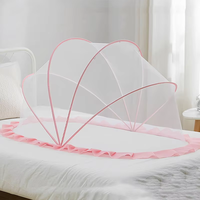 Moustiquaire pliable personnalisée sans installation, moustiquaire pliable pratique pour lit simple