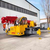 Camion-grue autoportant de 5 tonnes, camion-grue à flèche télescopique en acier au manganèse de 16 tonnes, acceptant la personnalisation, grues pour camions