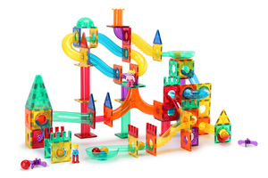 <span class=keywords><strong>Jeu</strong></span> de course en marbre <span class=keywords><strong>avec</strong></span> balle Produits de vente chauds Blocs de construction magnétiques Ensemble de jouets éducatifs Tuiles magnétiques pour enfants - Product Image 3