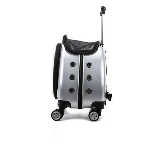 Yeni model <span class=keywords><strong>2</strong></span> in <span class=keywords><strong>1</strong></span> nefes taşınabilir seyahat evcil hayvan taşıyıcı geri paketi ile teleskopik yürüyüş kolu köpek arabası - Product Image 4