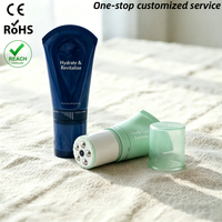 Tube de crème de massage 80ml 120ml, tube souple pour crème corporelle et visage, lotion, emballage cosmétique à presser avec applicateur à bille roulante