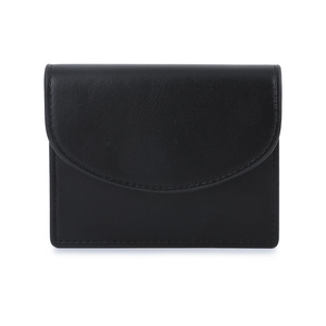 Portefeuille court multifonctionnel en PU au design simple, porte-monnaie, porte-cartes à trois volets avec emballage en carton - Product Image 6