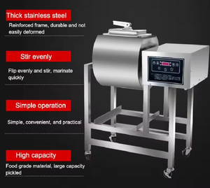 Comida rápida marinada al vacío pescado carne hinchada hamburguesa tienda máquina de marinado entero marinado pollo mezclador de Vasos - Product Image 6