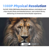 Projecteur portable WJ.Y2 1080P HD Système Android 9.0 Batterie intégrée 5200mAh et haut-parleurs