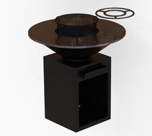 Patio Gas <strong>Fire</strong> <strong>Pit</strong> BBQ Grill Cooking Table for Outdoor <strong>Camping</strong> - Product Image 2