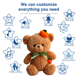 Nouveau modèle 2026, jouet en peluche personnalisé, <span class=keywords><strong>ours</strong></span> en peluche doux et mignon, citrouille, jouet en peluche, petit animal en peluche, cadeau pour enfants - Product Image 2