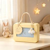 Boîte à dragées personnalisable style INS, en forme de valise, en papier écologique, imprimée UV offset, élégante pour mariage et anniversaire