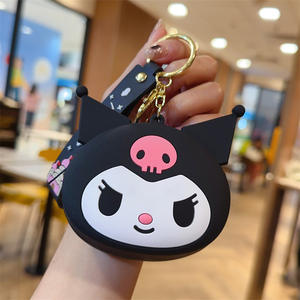 Dessin animé porte-monnaie porte-clés Mini étudiant cartable pendentif petite impression numérique pour enfants en gros - Product Image 6