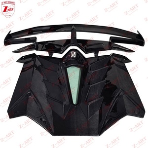 ฝาครอบเครื่องยนต์ Z-ART 2011-2022 svj สำหรับ lambสัญลักษณ์ <span class=keywords><strong>Aventador</strong></span> DRY หางคาร์บอน + ฝาเครื่องยนต์สำหรับ LP700 LP720 LP740โรดสเตอร์ LP750 - Product Image 3
