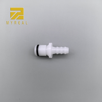 Connecteur mâle en acétal CPC 1/4'' à raccord rapide, accouplement à disque en plastique