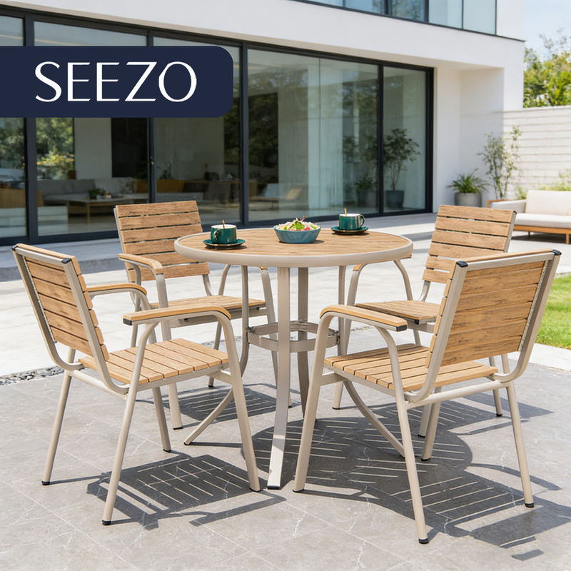 Outdoor Modern Park Table Aluminum Outdoor