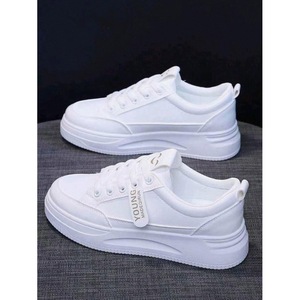 Scarpe da Donna Versatili e Comode con Suola Spessa, Impermeabili, Antiscivolo, Facili da Pulire, con Punta Arrotondata - Product Image 1