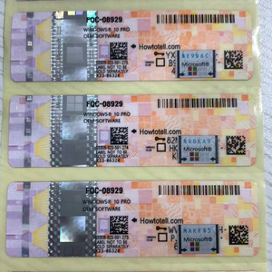 Cho <span class=keywords><strong>Windows</strong></span> <span class=keywords><strong>10</strong></span> Pro kích hoạt trực tuyến coa Sticker phiên bản toàn cầu 12 tháng đảm bảo kích hoạt 100% Chất lượng cao - Product Image 1