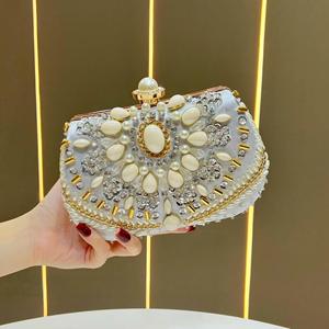 Wholesale Fashion Ladies Rhinestone Evening Bags <b>Clutch</b> Purses Luxury Women Party <b>Wedding</b> women tote bags Crossbody Shoulder Bag - Product Image 2