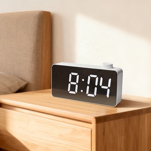 Многофункциональные светодиодные часы, электронные часы-зеркало, цифровой будильник, светодиодные электронные часы-будильник - Product Image 1