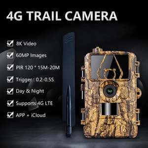 2025 Offre Spéciale 4g App Control AI Powered 8K Video Wild Game Cam Wildlife Hunting Trail Camera - Product Image 2