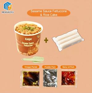 Nhà Máy Giá Thấp Calories Gluten Miễn Phí Bánh Gạo Xào Mì Xào Mè Nước Sốt Flavour Mì Ăn Liền Konjac Mì Ăn Liền - Product Image 5