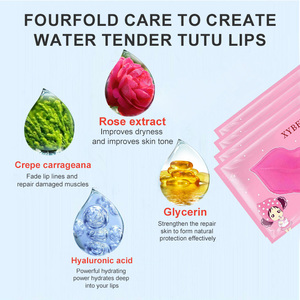 Masques pour les lèvres translucides personnalisés en gros, soin <span class=keywords><strong>naturel</strong></span> au collagène, <span class=keywords><strong>masque</strong></span> hydratant pour les lèvres rose - Product Image 4