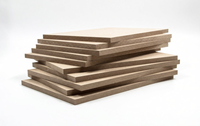 Panneau MDF mélaminé mince 1mm 2mm 3mm 4x8ft, panneau de fibres à densité moyenne stratifié de qualité E1 pour découpe laser et décoration