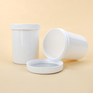 Wholesale 8oz 250ml Round Travel Cosmetic Lotion Packaging <b>Jar</b> PP Facial Body Cream Packing <b>Jars</b> <b>Plastic</b> Barrer - Product Image 3