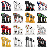 Housse de tête de club de golf personnalisable en cuir PU, housses de tête de driver OEM, housses de tête de club de golf personnalisées de luxe pour driver