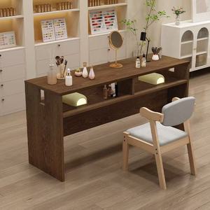 Nail Table <b>Solid</b> <b>Wood</b> Frame Manicure Table <b>Desk</b> Nail Supplies Japanese Nail Art Table - Product Image 5