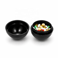 Boîte en plastique sphérique portable de 5 ml, couleur personnalisée, pour concentrés de thé, pilules et petits objets – Vente en gros