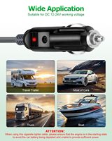 Câble allume-cigare Starlink Mini en gros, charge rapide 5A, cuivre pur, étanche, 18AWG, chargeur de voiture 12-24V DC pour camion
