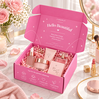 Boîte d'expédition postale en carton ondulé avec logo personnalisé imprimé, boîte pliante recyclable pour produits de beauté et de soins de la peau