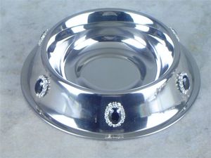 Tazón de Acero Inoxidable para Perros, Plato Redondo para Comida de Mascotas, Ecológico, Portátil, Personalizable para Interiores y Exteriores - Product Image 2
