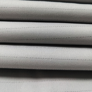 Tissu conducteur en polyester et coton rayé ALLESD, tissu TC, tissu tissé ESD pour vêtements antistatiques - Product Image 5