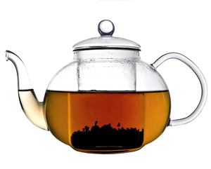 Infusor de vidrio de borosilicato resistente al calor transparente hecho a mano personalizado con filtro - Product Image 2