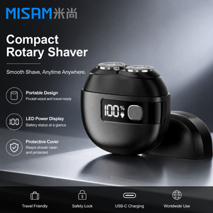 Afeitadora Eléctrica Inalámbrica Recargable MS-307 Mini Portátil, Súper Ligera, con Sistema de Doble Lámina, para Piel Sensible - Product Image 1