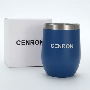12oz Vacuum <b>Coffee</b> Wine Stainless Tumbler Smooth Rim Durable Powder Coat OEM/ODM Branding Corporate Promotional Drinkware - Product Image 2