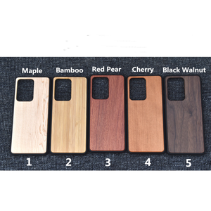 Custodia in Legno Naturale TPU per Samsung S23 <span class=keywords><strong>S22</strong></span> S21 S20 Plus <span class=keywords><strong>Ultra</strong></span>, Cover Posteriore Antiurto per Telefono Samsung S23 - Product Image 2