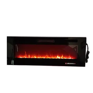 50-18 to 50-22 carved black led mirrored table electric fireplace inserts has ethanol gas no heat wall mounted surround home dep