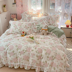 ชุดเครื่องนอนผ้าฝ้ายขายส่งสำหรับบ้านและโรงแรม ปลอกผ้านวม ผ้าปูที่นอน ปลอกหมอน เนื้อนุ่มลื่น ขนาดคิงไซส์ - Product Image 2