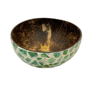 OEM Mosaic Mother of Pearl <b>Coconut</b> <b>Shell</b> Bowls Decorative Candy Bowls Sustainable Gift Items for Global Buyers - Product Image 1