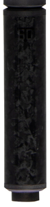 Queue de billard en fibre de carbone, 2 pièces, 1/2 section, faible déflection, joint en acier inoxydable, embout de 11,5 mm - Product Image 4