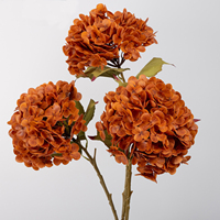 Hydrangées artificielles haut de gamme en latex effet naturel, Hortensias bleus, blancs, verts, roses, bleus pour la décoration de mariage et de la maison